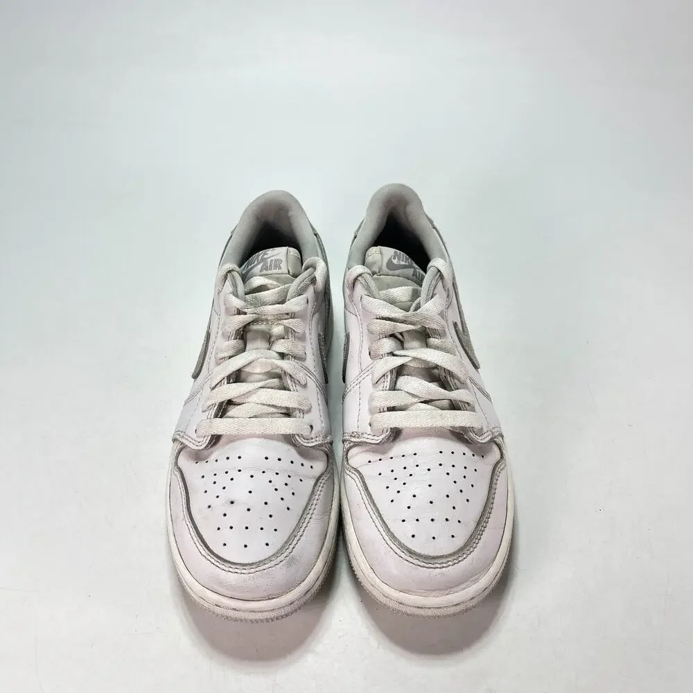 Nike Air Jordan 1 Low White Ironstone Casual Sneakers CZ0858-100 Youth Size 5.5Y